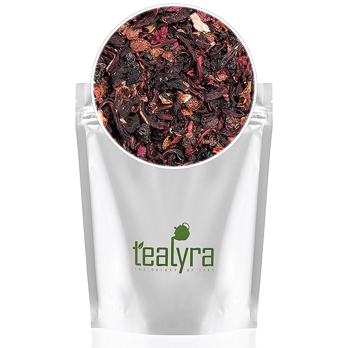 Tealyra - Cherry Goddess - Fruity Herbal Loose Leaf Tea - Caffeine-Free - Vitamin Rich - Hot and Iced - All Natural - 110g (4-ounce) - Bloomnest