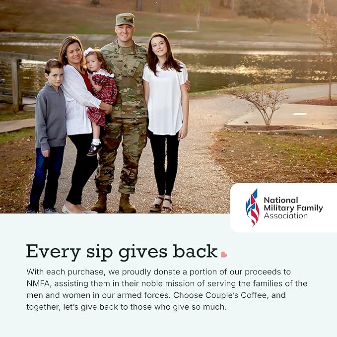 Couple's Coffee K-Cups | S'more Flavored Coffee | Gives Back to Military Families | S'more Than Friends | Gourmet Coffee with Chocolate and Marshmallow Flavors | Compatible with K-Cups & Single Serve Brewers | 24 Count - Bloomnest