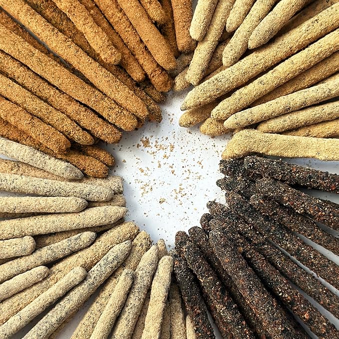 Mix Copal Aztec Incense 40 Sticks Mexico, Palo Santo, Myrrh, Cinnamon, Sandalwood for Yoga & Spiritual Cleansing - Pure Copal Resin Incense for Purifying Energy & Relaxation, JAGUARBIRD Bloomnest