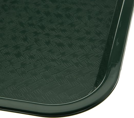 Carlisle FoodService Products CT121608 Café Standard Cafeteria / Fast Food Tray, 12" x 16", Forest Green - Bloomnest