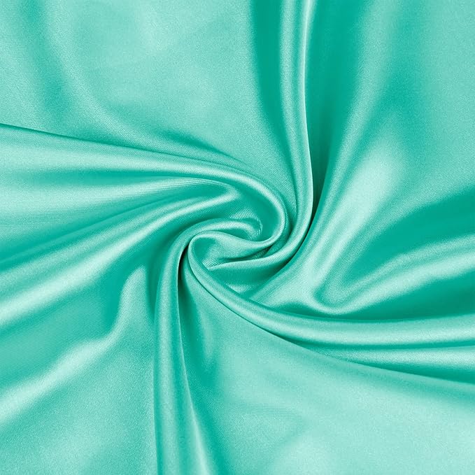 BEDELITE Satin Body Pillow Cover, Super Soft and Cooling Body Pillow Pillowcase for Hair and Skin, Breathable Silky Full Long Pillowcase Cover(20"x54", Turquoise) - Bloomnest