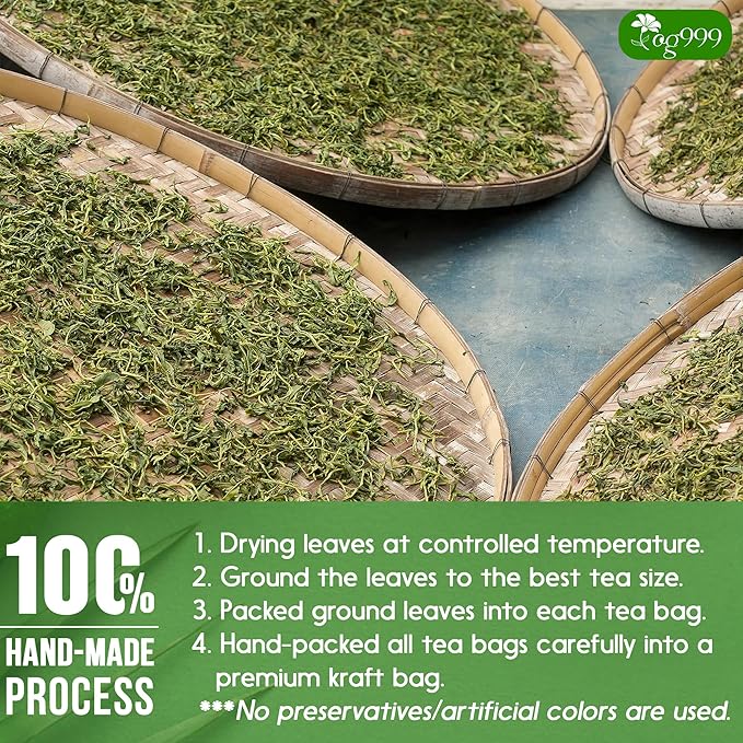 TOG999, Premium 40 Thyme Leaf Tea Bags, 100% Natural & Pure Thyme Leaves. Loose Leaf Thyme Herbal Tea. Thyme Leaf Tea. No Sugar, No Caffeine, No Gluten, Vegan. - Bloomnest