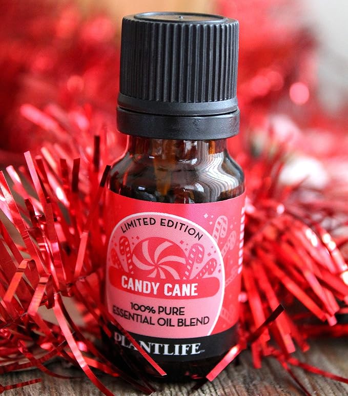 Plantlife Candy Cane Aromatherapy Essential Oil Blend - Straight from The Plant 100% Pure Therapeutic Grade - No Additives or Fillers - Made in California 10 ml - Bloomnest