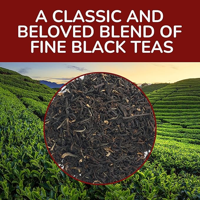 BREWIX, English Breakfast Black Tea Leaves (50+ Cups, 3.53oz/100g) Gluten Free | Strong, Robust & Aromatic | High Caffeine Loose Leaf - Bloomnest