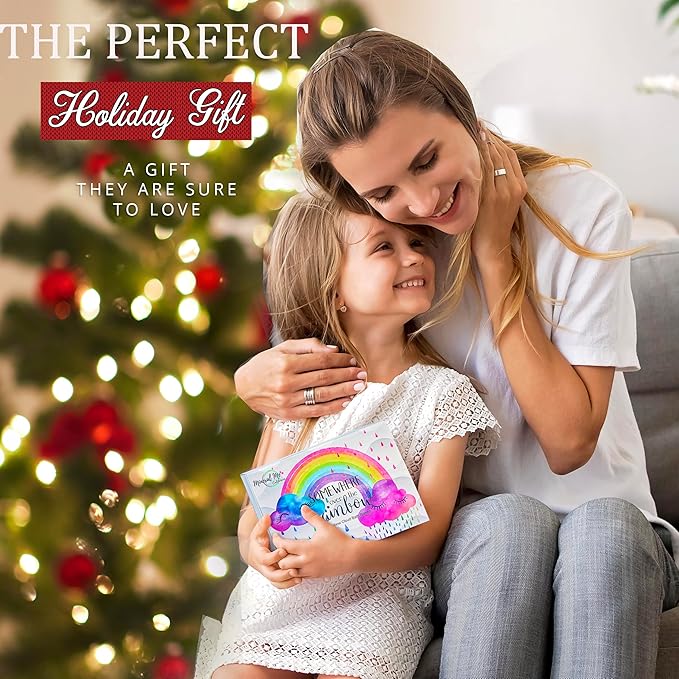 Bath Bombs for Kids - Natural Magic Rainbow BathBombs with Organic Ingredients, Moisturizing, Vibrant Colors & Rich Bubbles, Cloud Bath Bombs, Stocking Stuffers, Christmas Gifts for Kids, Girls, Boys - Bloomnest