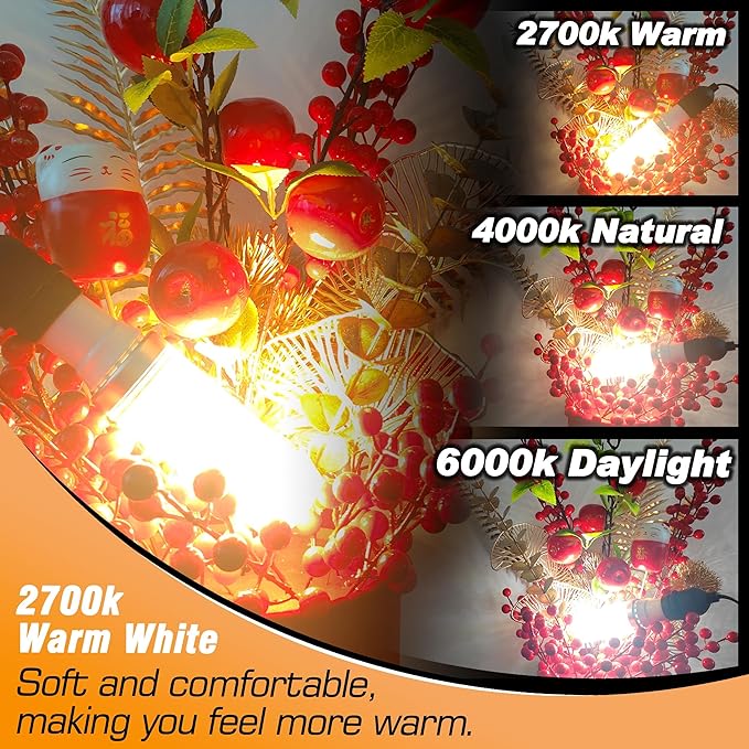 1.57 x 4.92 inch Big E26 15W LED Bulbs 2700K Warm White 2000 Lumen 150 Watt Equivalent Incandescent Bulbs for Outdoor Home attic Corridor Garage Indoor Candelabra Ceiling Fan Bulbs,Non-dimmable,2 Pack - Bloomnest