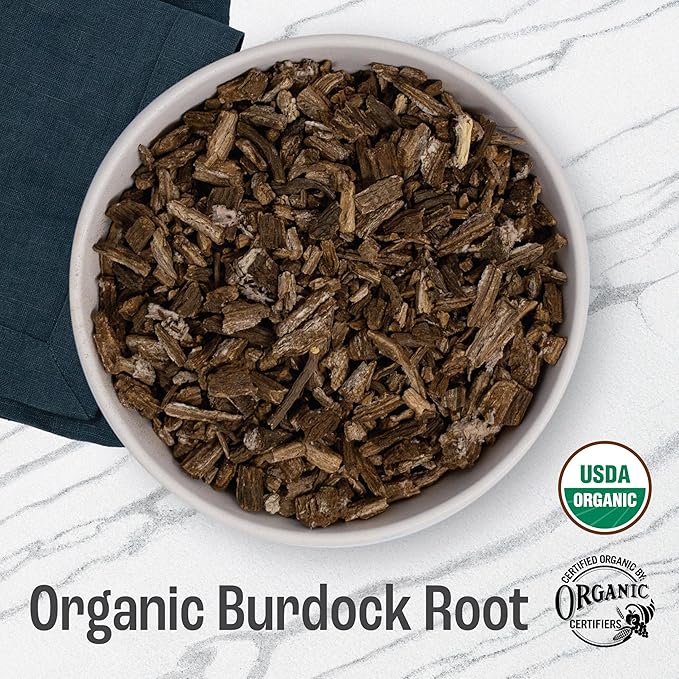 J Mac Botanicals Organic Burdock Root Herbal Tea - 4 oz - Bloomnest