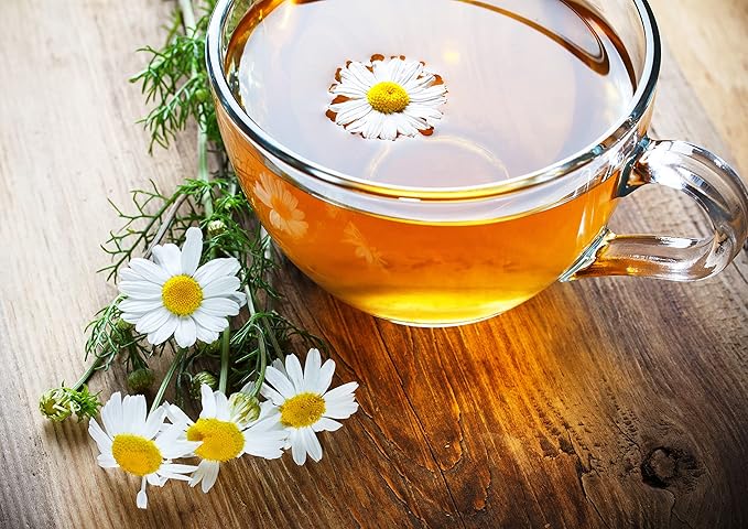 Cha4Tea 36-Count Pure Camomile Herbal Tea Pods Compatible with Keurig Brewers - Bedtime/Sleep-well/Nightly Calm/Relaxing Tea - Bloomnest