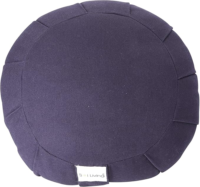 Meditation Cushion Sol Living Yoga Floor Pillow 100% Cotton Floor Cushion Removable Cover Firm Comfort Yoga Floor Cushion Seating for Adults Machine Washable Zafu Meditation Pillow Pouf Bolster Pillow