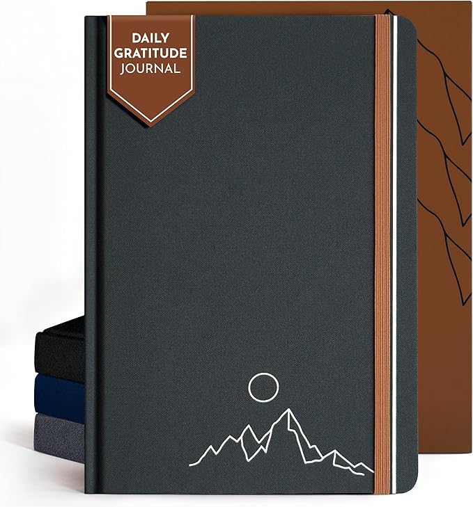 RYVE Gratitude Journal for Men – 6-Month Guided Mindfulness Journal with Prompts, Daily Writing & Reflection, Mindfulness Gifts for Men