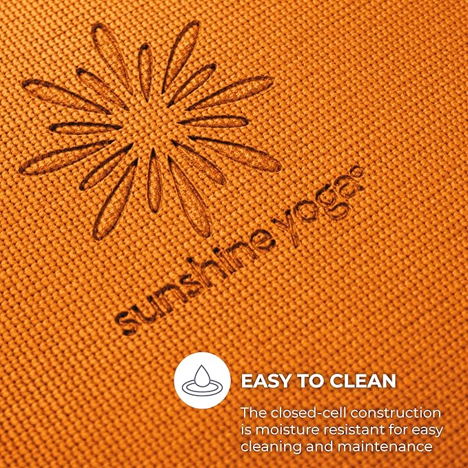 Sunshine Yoga Voyage Yoga Mat, 10 Pack, 72" x 24" Professional Studio and Gym Bulk Yoga Mats, 5mm Thick, Durable, Anti-Tear, Non Slip Fitness and Exercise Mats