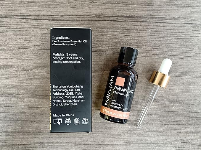 Frankincense Essential Oil 30ML/ 1.01FL.OZ, MAYJAM Pure Aromatherapy Frankincense Oil for Massage, Diffuser, Soap Making, Long Lasting Scents - Bloomnest