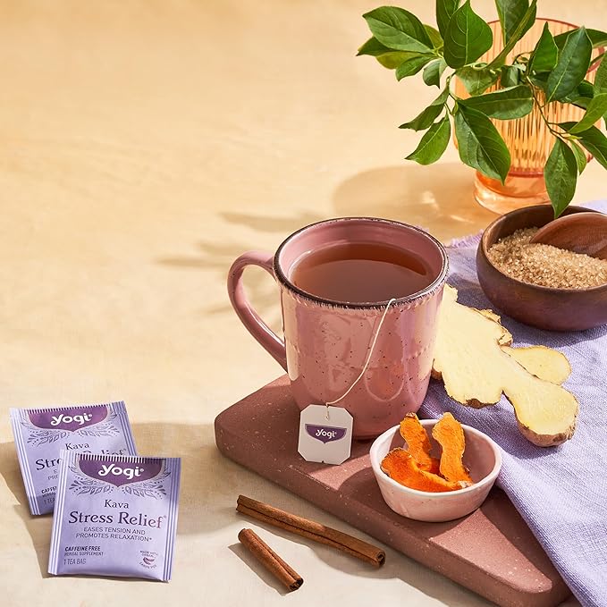 Yogi Tea, Kava Stress Relief, 16 Count - Bloomnest