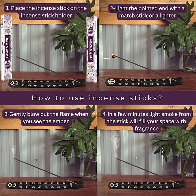 TRUMIRI Trumiri Incense Sticks - Total 40 Lavender Insence-Sticks - Dual Pack of 20 Insenses - Insents - Incents - Inscense - Incence - Incienso - All Natural Incense Sticks TRUMIRI