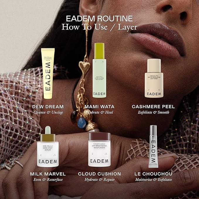 EADEM Mami-Wata Ultra Calming Rescue Mist, Face Mist Hydrating Spray, Hydrating Facial Spray, Barrier Repair Serum, Skin Barrier Serum, Makeup Refresher, 100 ml - Bloomnest