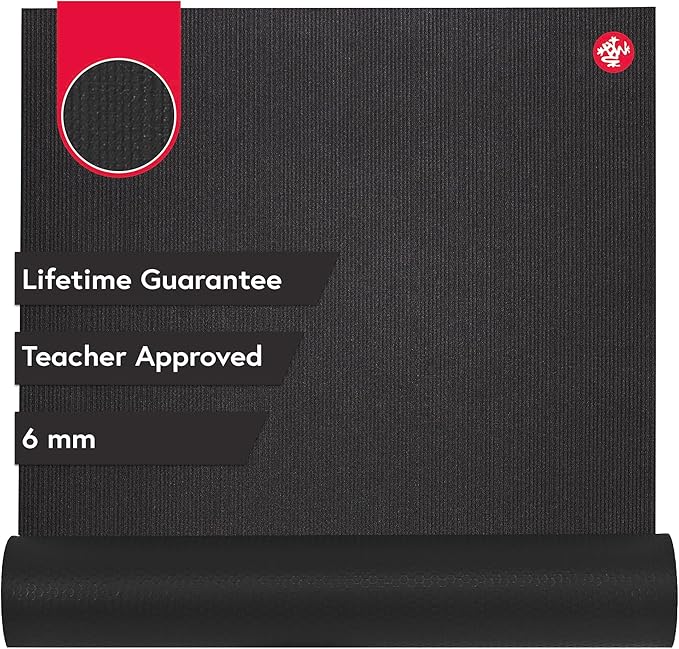 Manduka PRO Yoga Mat - 6mm | Lifetime Durability | Hygienic Construction | Premium Studio Quality | Teacher Approved - Bloomnest