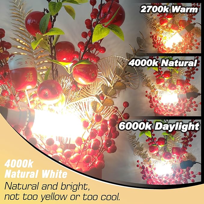 1.57 x 4.92 inch Big E26 15W LED Corn Bulbs 2000 Lumen 150 Watt Equivalent Incandescent Bulbs 4000K Natural White Candelabra Ceiling Fan LED Bulbs for Indoor Outdoor Home Garage Warehouse, 2 Pack - Bloomnest