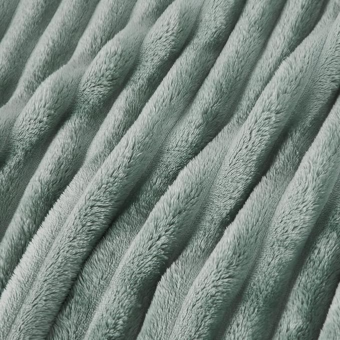 Bedsure GentleSoft Sage Green California King Size Blanket for Bed - Cozy Soft Blankets for Women, Cute Large Throws for Girls, 102x96 Inches - Bloomnest
