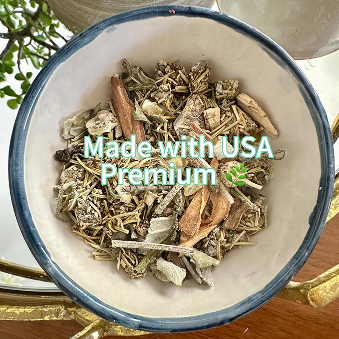 Purify Your Space Blend, Forest Scent, Menthol, Lemongrass, White Sage and Rosemary.- Natural Resin, Essences & Herbs Mix, 1.19 Ounces. AmaeIncense