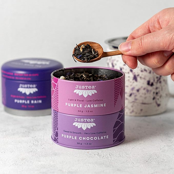 JUSTEA Purple Tea Trio, Jasmine , 102 GR - Bloomnest