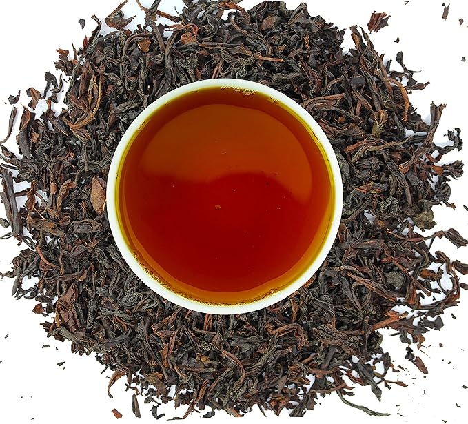 U.S. Wellness Naturals Irish Breakfast Tea, SMOOTH, RICH & WELL-ROUNDED loose leaf tea, 110+ cups, 8oz, 100% ORGANIC CEYLON (2 Estate Blend), fresh new harvest, OP grade tea - Bloomnest