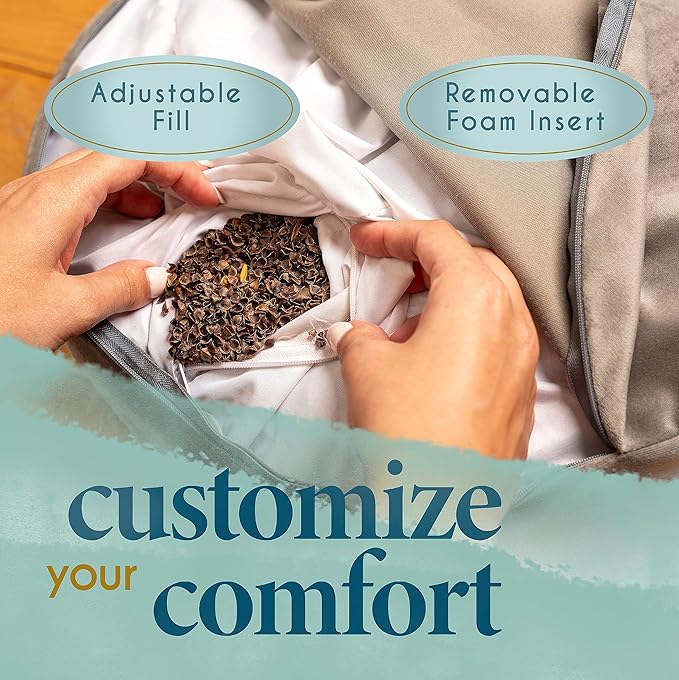 Florensi Meditation Cushion - Comfortable Floor Pillow - Traditional Tibetan Meditation Pillow with Beautiful Velvet Cover - Large Floor Cushion Seating for Adults - Premium Yoga Buckwheat Bolster - Bloomnest
