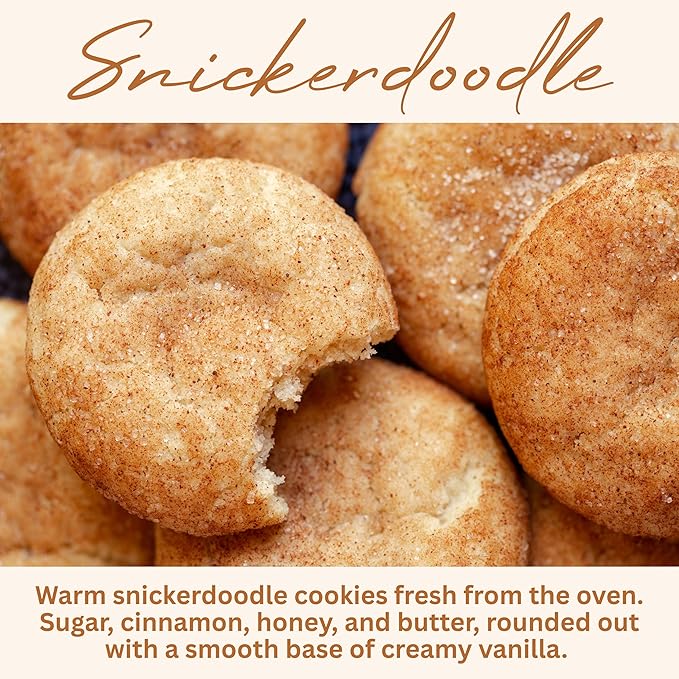 Snickerdoodle Cookie Scented Candle, Many Scents to Choose from, All Natural Non-Toxic Soy Wax, Handmade in The USA (Snickerdoodle) - Bloomnest