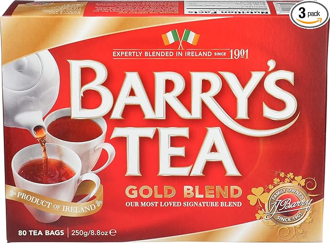 Barry's Tea Gold Blend irish, 80 Count (Pack of 3) (01226422) - Bloomnest