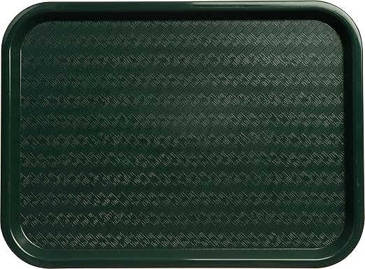 Carlisle FoodService Products CT121608 Café Standard Cafeteria / Fast Food Tray, 12" x 16", Forest Green - Bloomnest