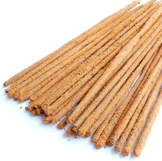Cinnamon Incense Sticks - Traditional Handcrafted Masala Incense - 40 to 50 Sticks Approx. AromaValley
