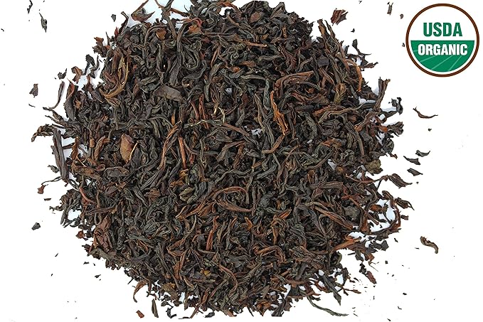 U.S. Wellness Naturals Irish Breakfast Tea, SMOOTH, RICH & WELL-ROUNDED loose leaf tea, 110+ cups, 8oz, 100% ORGANIC CEYLON (2 Estate Blend), fresh new harvest, OP grade tea - Bloomnest