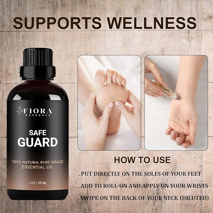 Immunity Essential Oil Blend for Health Shield Aromatherapy with Clove Cinnamon Lemon Rosemary & Eucalyptus Oil - Thieves and Robbers Safeguard Oil - Immune Support Blend - Diffuse or Apply - Bloomnest