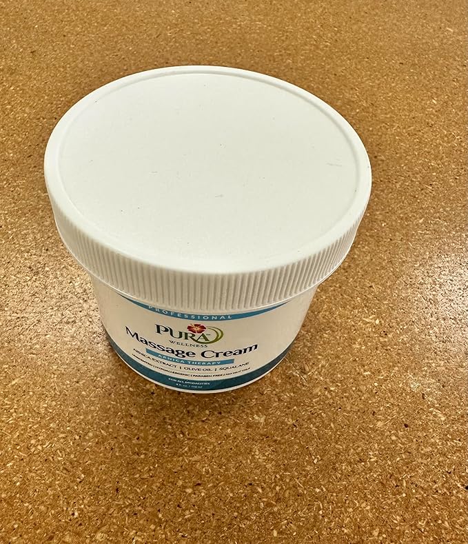 Wellness Professional Arnica Therapy 4oz Massage Cream, Cream for Bruising, Olive Oil, Arnica Extract, Unscented, Hypoallergenic, Natural, Skin Moisturizing & Hydrating, Deep Tissue, Wellness - Bloomnest