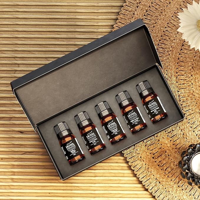 AirScent Hotel Diffuser Oil Gift Set - Metro City Hotel Scents - 10 mL, 0.34 fl oz Fragrance Oil Set - Inspired by The Hotel Costes Paris, Fairmont, London St James, The Baccarat Hotel and Others Airscent