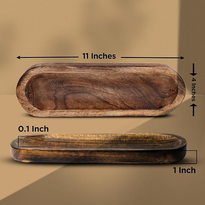 raajsee Wooden Brown Incense Holder -Incense Burner Holder –Ash Catcher - Incense Stick Holder - Meditation & Yoga - Great Gift for Any Occasion Size 11x4 inch - Bloomnest