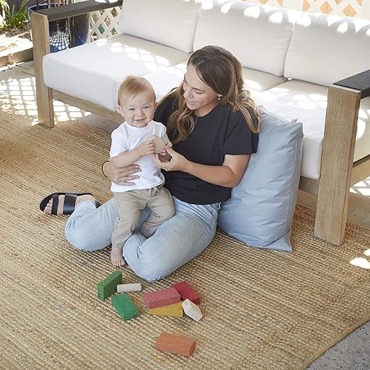 ECR4Kids Jumbo Floor Pillow, 27in, Flexible Seating, Light Grey - Bloomnest