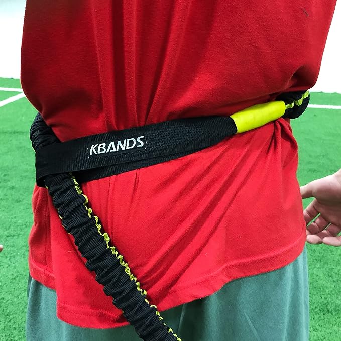 Kbands Victory Ropes - Up to 300 Pounds of Resistance for Anchored Or Release Acceleration Drills - Stretch Distance Up to 40 ft - Bloomnest