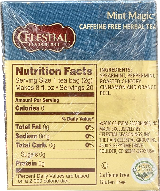 Celestial Seasonings, Mint Magic, 20 ct - Bloomnest