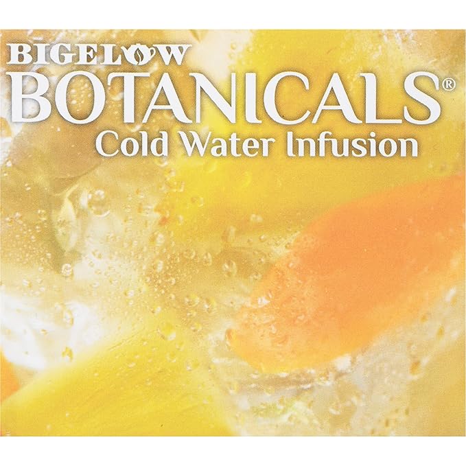 Bigelow Botanicals Pineapple Coconut Mango, Caffeine Free Herbal Tea with Pineapple and Coconut Flavor, 18 Count (Pack of 6), 108 Total Tea Bags - Bloomnest