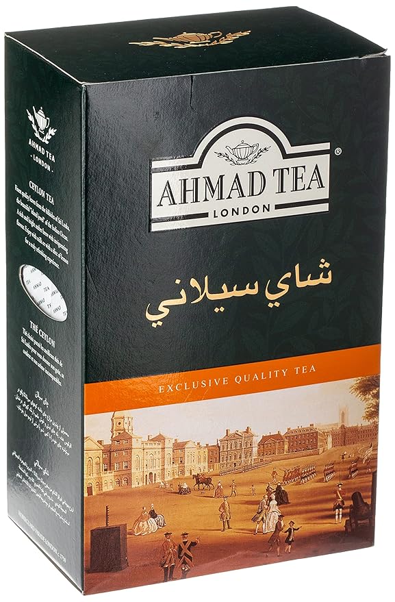 Ahmad Tea Black Tea, Ceylon Loose Leaf, 454g - Caffeinated & Sugar-Free (pack of 1) - Bloomnest