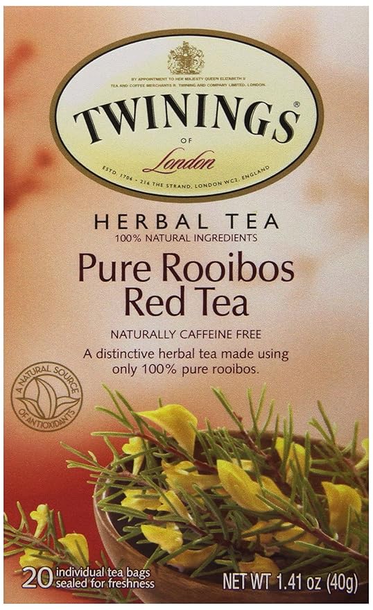 Twinings Tea Red African Rooibos Tea, 20 ct (Pack of 4) - Bloomnest