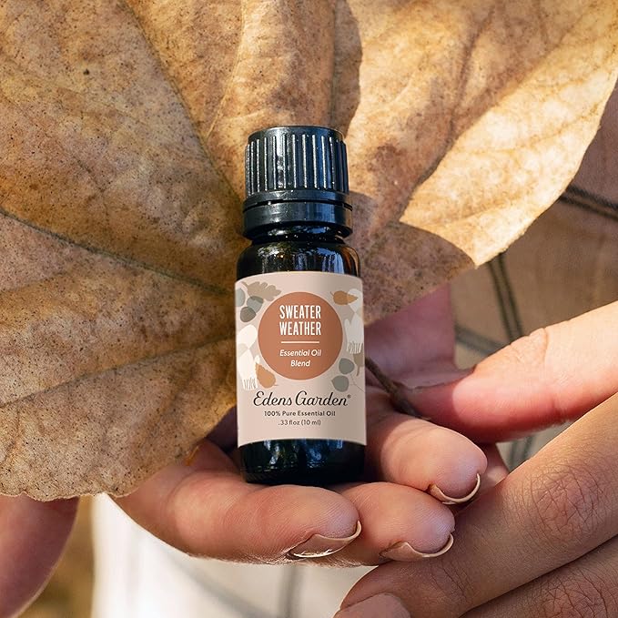 Edens Garden Sweater Weather Essential Oil Blend- 100% Pure Premium Grade, Undiluted, Natural, Therapeutic, Aromatherapy, The Best for Diffusing, Candle, Laundry, Humidifiers 10 ml (.33 fl oz) - Bloomnest