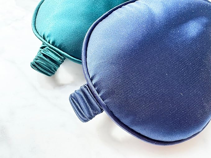 Silk Eye Mask for Sleeping - Satin Eye Cover with Storage Bag Mixcolor2 3Pcs Save 20% - Bloomnest