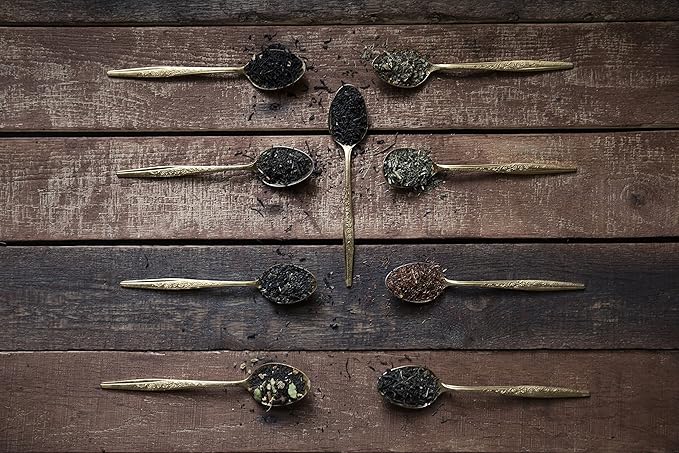 Golden Moon Tea Variety Pack - 9 Loose Leaf Tea Sampler - Organic Black, Green, White, and Herbal Teas Gift Set - Bloomnest