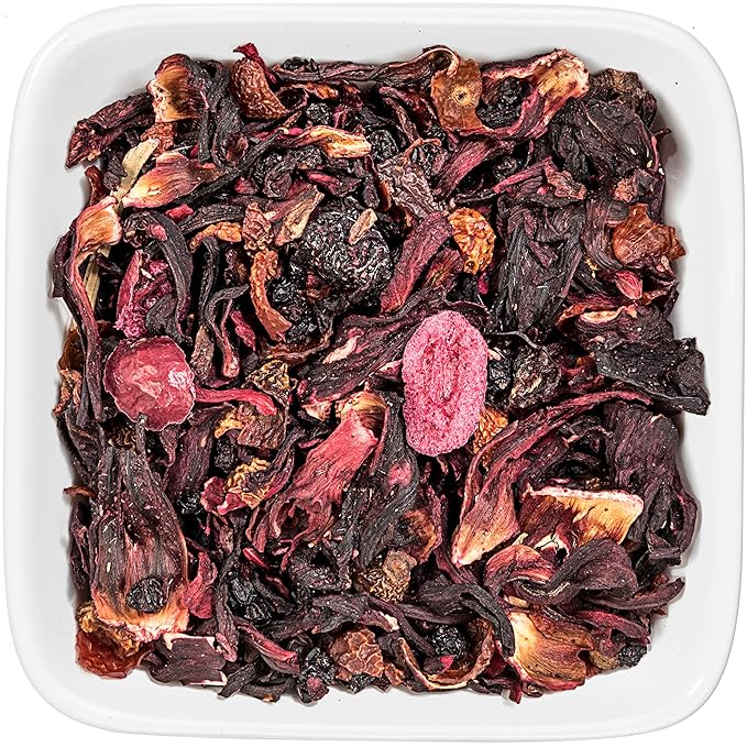 Tealyra - Cherry Goddess - Fruity Herbal Loose Leaf Tea - Caffeine-Free - Vitamin Rich - Hot and Iced - All Natural - 8 ounce - Bloomnest