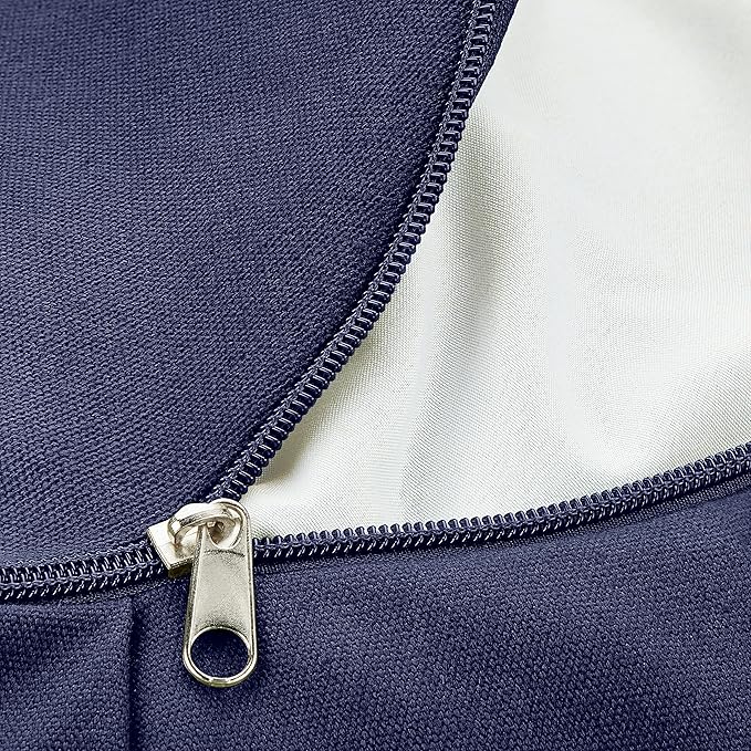 Retrospec Sedona Zafu Meditation Cushion with Buckwheat Hull Fill - Adjustable Yoga & Pilates Equipment Support - 17in Crescent Cotton Cover