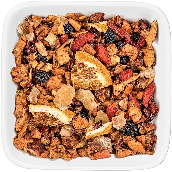 Tealyra - Superfruit Mango - Goji Berries - Pineapple - Pomegranate - Fruity Herbal Loose Leaf Tea - Hot or Iced - Vitamin and Antioxidant Rich - No Caffeine - 112g (4-ounce) - Bloomnest