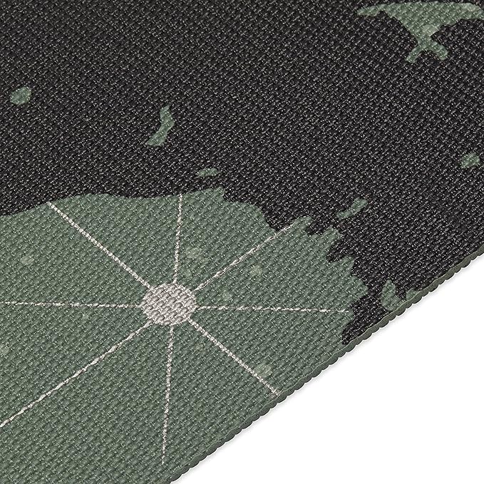 Gaiam Yoga Mat - Premium 6mm Print Extra Thick Non Slip Exercise & Fitness Mat for All Types of Yoga, Pilates & Floor Workouts (68"L x 24"W x 6mm Thick) - Bloomnest