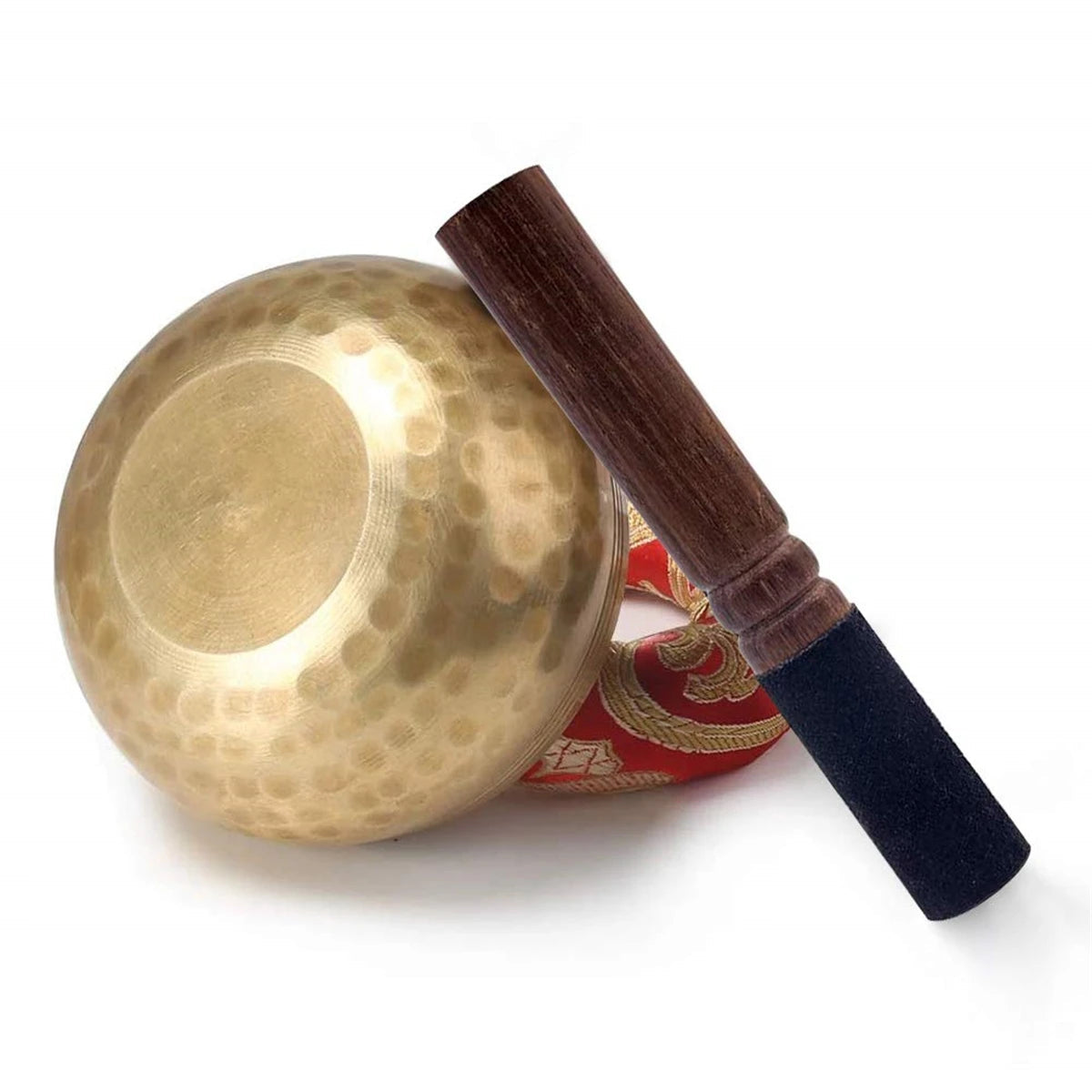 Tibetan Singing Bowl Set Sound Bowl Meditation Bowl Unique Gift Helpful for Meditation Yoga Stress Relief Bloomnest