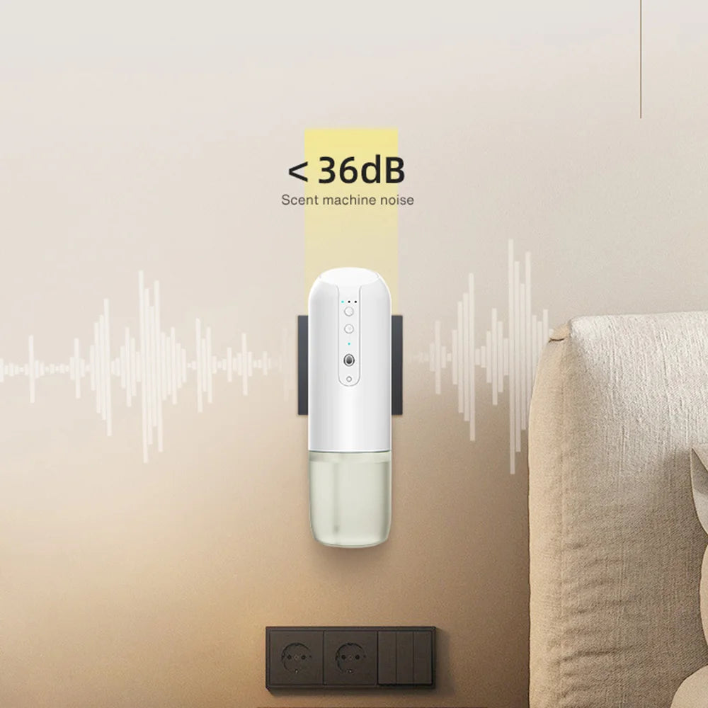 TEABLUM 100m³ Smart Automatic Air Freshener Plug in Diffuser Hotel Scent Diffuser for Home and Toilet 150ml Fragrance Diffuser Bloomnest